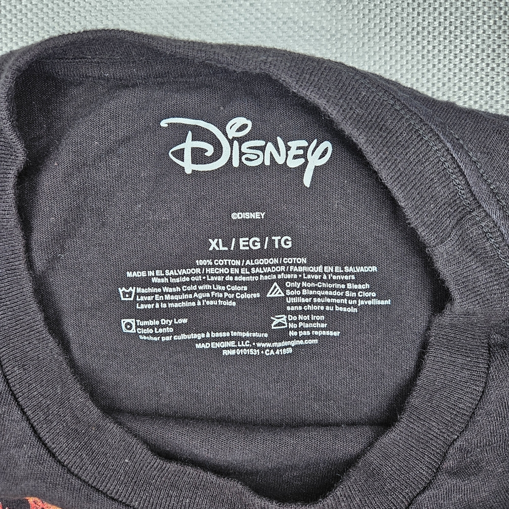 Disney Villains Long Sleeve Graphic T-Shirt Mens XL Black Ursula Maleficent Scar - Picture 3 of 8